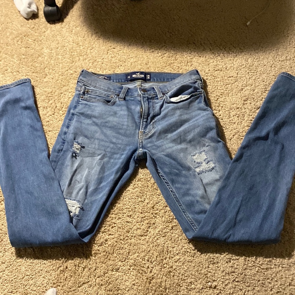 hollister mens stacked skinny jeans